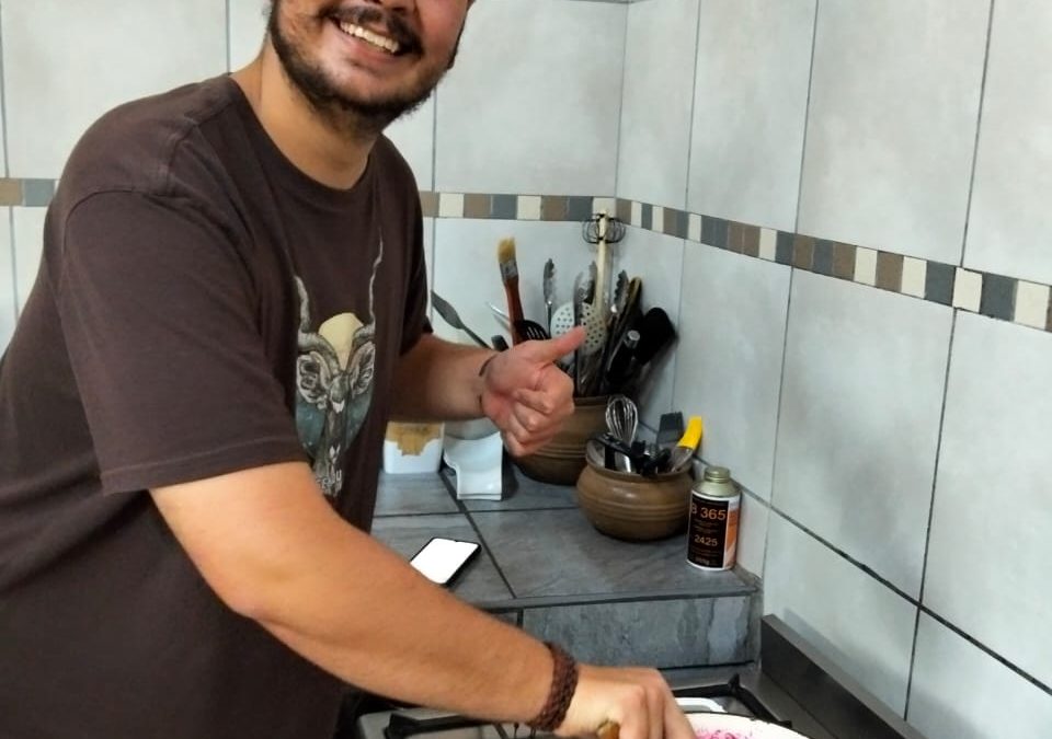 Pienk Grondboontjies Resep deur Viaghn en Johann